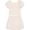 imageSpeechless Girls Puff Sleeve Pleated Top and Skater Mini Skirt SetBlush