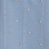 imageSpeechless Girls Short Sleeve Knit Denim Studded Pullover TopLight BlueGem