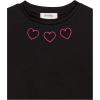 imageSpeechless Girls Short Sleeve Lettuce Edge Graphic Knit TShirtBlackRed