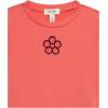 imageSpeechless Girls Short Sleeve Lettuce Edge Graphic Knit TShirtOrange