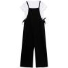 imageSpeechless Girls Short Sleeve Tee and Jumpsuit SetBlackWhite