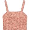 imageSpeechless Girls Sleeveless Pleated Top and Maxi Tiered Skirt SetCoral