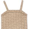 imageSpeechless Girls Sleeveless Pleated Top and Maxi Tiered Skirt SetIvoryTan