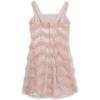 imageSpeechless Girls Sleeveless Square Neck Textured Ruffle Sequin Mini DressBlush