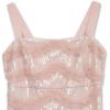 imageSpeechless Girls Sleeveless Square Neck Textured Ruffle Sequin Mini DressBlush