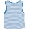 imageSpeechless Girls Sleeveless Striped Embroidered Tank TopBlue Stripe