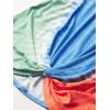 imageSpeechless Girls Twist Front Short Sleeve TeeBlue Multi