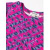 imageSpeechless Girls Twist Front Short Sleeve TeeFuschiaNavy