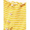 imageSpeechless girls Off the Shoulder Smocked Bodice RomperYellowIvory