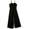 imageSpeechless girls Wide Leg Jumpsuit With Lettuce Edge TopBlackWhite