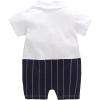 imageUhnice Baby Boy Onesie Romper Overalls Gentleman Outfits Tuxedo Bowtie Clothes