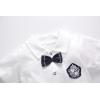 imageUhnice Baby Boy Onesie Romper Overalls Gentleman Outfits Tuxedo Bowtie Clothes