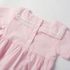 imageUhnice Baby Girl Lace Sailor Collar Romper Summer Bodysuit Cotton Clothes with Hat