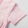 imageUhnice Baby Girl Lace Sailor Collar Romper Summer Bodysuit Cotton Clothes with Hat