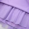 imageUhnice Flower Girl Bow Dress Sleeveless Tulle Gown with Pearl Beading for Wedding Birthday PartyPurple