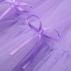 imageUhnice Flower Girl Bow Dress Sleeveless Tulle Gown with Pearl Beading for Wedding Birthday PartyPurple