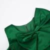 imageUhnice Flower Girl Dress ALine Tulle Tutu for Wedding Birthday Party with BowKnotDark Green