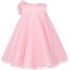 imageUhnice Flower Girl Dress ALine Tulle Tutu for Wedding Birthday Party with BowKnotPink