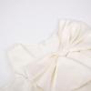 imageUhnice Flower Girl Dress ALine Tulle Tutu for Wedding Birthday Party with BowKnotWhite 2
