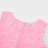 imageUhnice Flower Girl Embroidered Dress Sleeveless Lace Ball Gown Formal Princess Dress for Wedding Birthday PartyPink