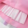 imageUhnice Flower Girl Sequin Dress Rainbow Skirt with Heart Cutout for Wedding PartyPink