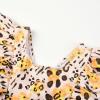 imageUhnice Girls One Piece Swimsuit Toddler Leopard Bathing Suit Ruffle SwimwearYellow