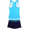 imageUhnice Girls Swimsuit Two Piece Tankini Swimwear with BoyshortBlue