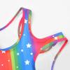 imageUhnice Girls Swimsuit Two Piece Tankini Swimwear with BoyshortColorful
