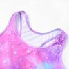 imageUhnice Girls Swimsuit Two Piece Tankini Swimwear with BoyshortGalaxy Purple