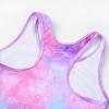 imageUhnice Girls Swimsuit Two Piece Tankini Swimwear with BoyshortGalaxy Purple