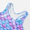 imageUhnice Girls Swimsuit Two Piece Tankini Swimwear with BoyshortMermaid Blue