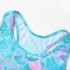 imageUhnice Girls Swimsuit Two Piece Tankini Swimwear with BoyshortMermaid Blue 2