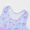 imageUhnice Girls Swimsuit Two Piece Tankini Swimwear with BoyshortPurple Floral
