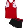 imageUhnice Girls Swimsuit Two Piece Tankini Swimwear with BoyshortRed