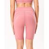 imageUhnice High Waist Yoga Shorts Tummy Control Booty Shorts Workout Pants Athletic Activewear