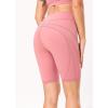 imageUhnice High Waist Yoga Shorts Tummy Control Booty Shorts Workout Pants Athletic Activewear