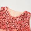 imageUhnice Little Girls Sequin Sleeveless Mesh Rainbow Dress for Wedding PartyPeach