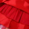 imageUhnice Little Girls Sequin Sleeveless Mesh Rainbow Dress for Wedding PartyRed