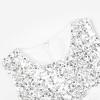 imageUhnice Little Girls Sequin Sleeveless Mesh Rainbow Dress for Wedding PartyWhite