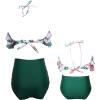 imageUhnice Mother Daughter Swimwear Family Matching Girls Swimsuit Women Bikini SetGreen