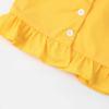 imageUhnice Toddler Baby Girls Summer Clothing Set Sleeveless Ruffle Top Sunflower Shorts