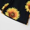 imageUhnice Toddler Baby Girls Summer Clothing Set Sleeveless Ruffle Top Sunflower Shorts