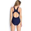 imageUhnice Womens Athletic One Piece Swimsuits Racing Training Sports Bathing SuitNavy Blue
