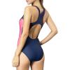 imageUhnice Womens One Piece Swimsuits Racing Training Sports Athletic SwimwearNavyPink