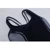 imageUhnice Womens One Piece Swimsuits Racing Training Sports Athletic SwimwearNavyStripe