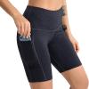 imageUhnice Workout Yoga Shorts with Out Pockets Tummy Control Athletic Sports Pants