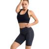 imageUhnice Workout Yoga Shorts with Out Pockets Tummy Control Athletic Sports Pants
