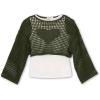imageSpeechless Girls 2 Piece Crochet Top and TankOlive