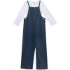 imageSpeechless Girls 34 Sleeve French Terry Top and Jumpsuit SetNavy