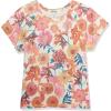 imageSpeechless Girls Flutter Sleeve Floral TopPink Gold